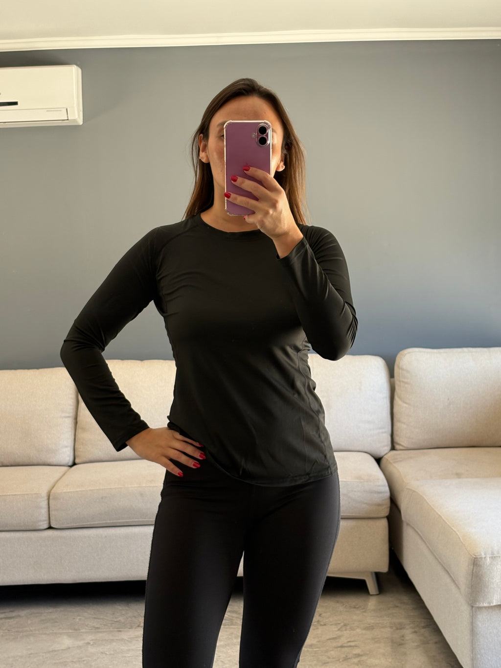 Polera Essential Dry Fit Black