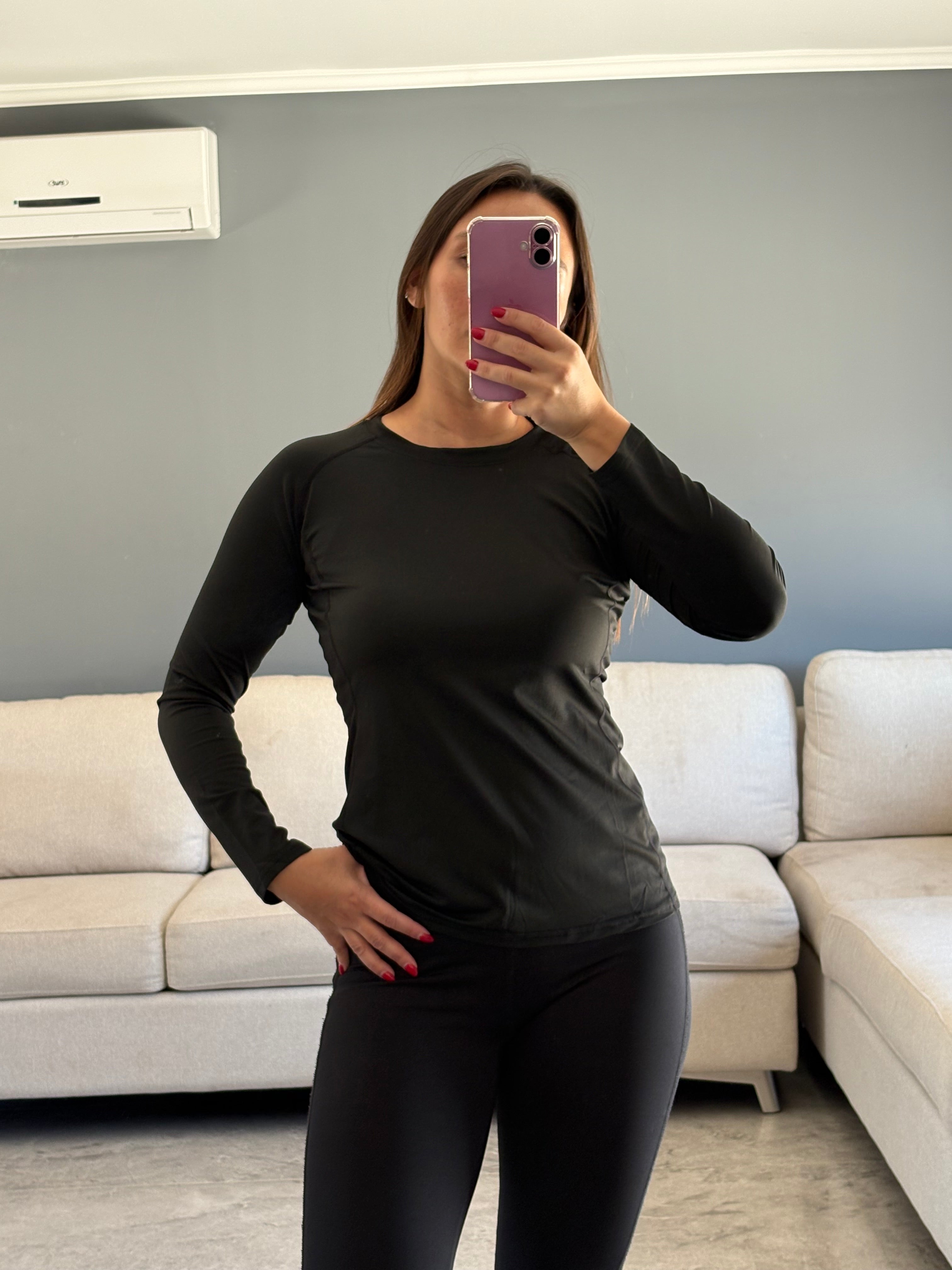 Polera Essential Dry Fit Black